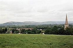 East Brent - Crook Peak and East Brent Church - geograph.org.uk - 43849